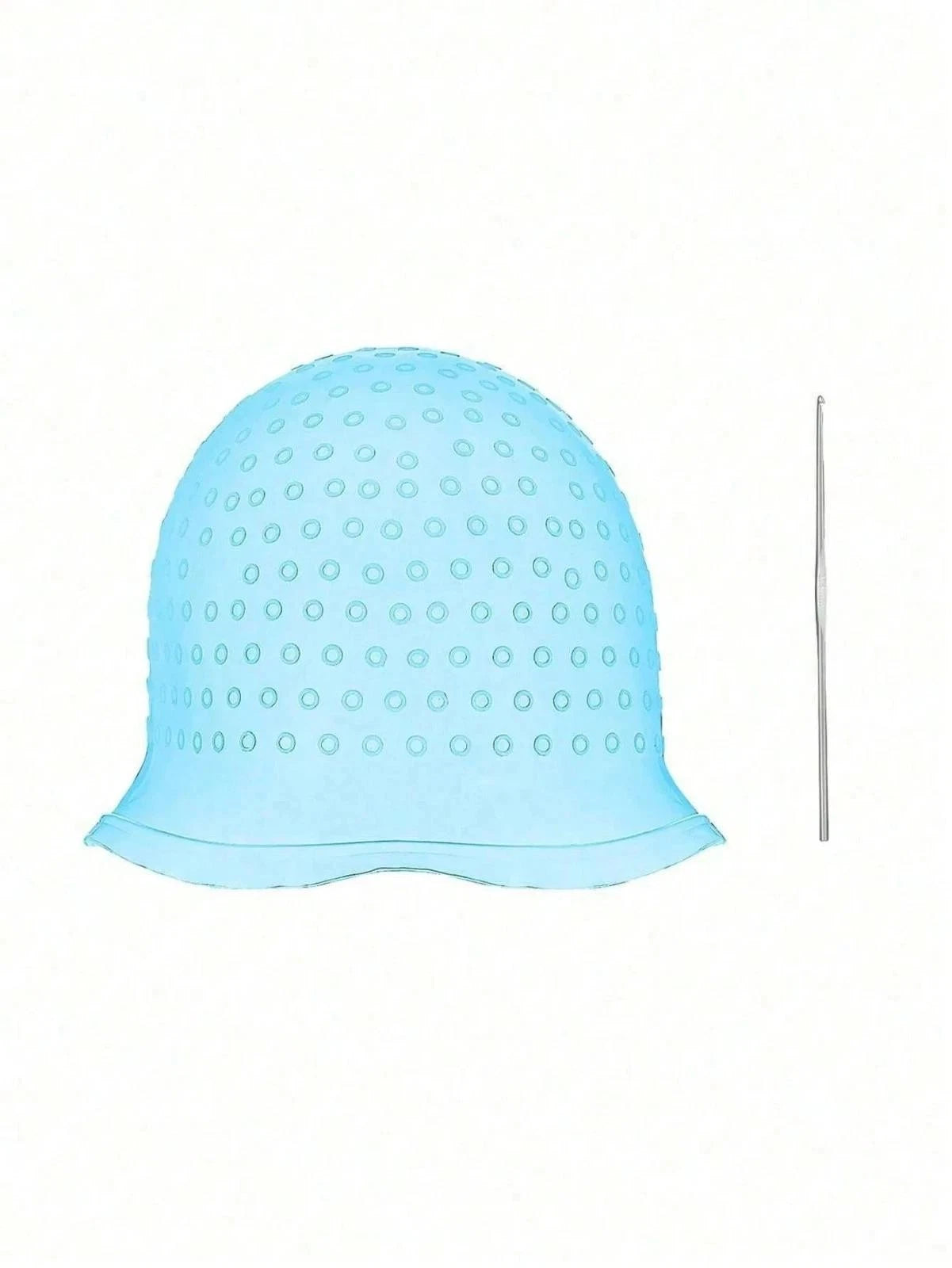 Magi Cap Reusable Hair Cap Coloring Highlighting Rubber Cap Streaking with Hook