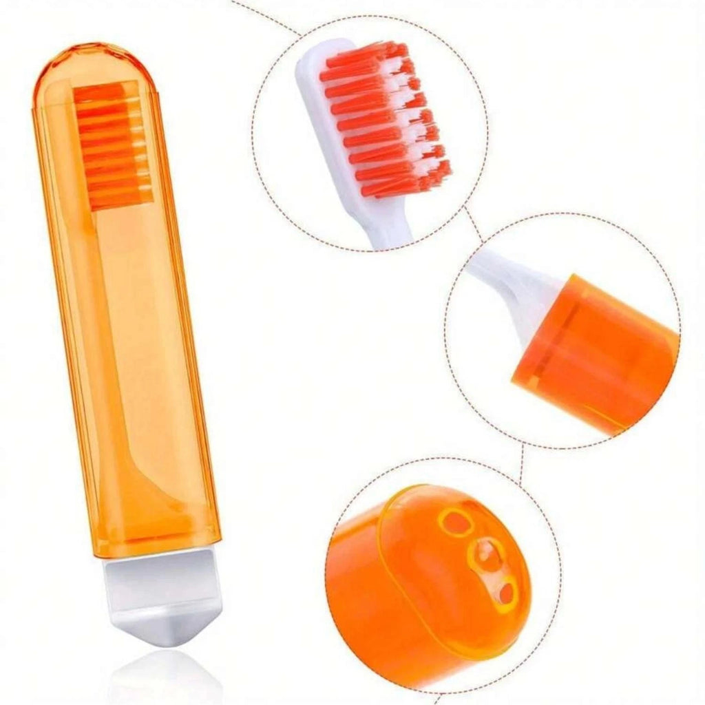 Foldable Folding Travel Toothbrush Camping Portable Sanitary Hiking Outdoor