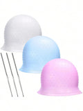 Magi Cap Reusable Hair Cap Coloring Highlighting Rubber Cap Streaking with Hook
