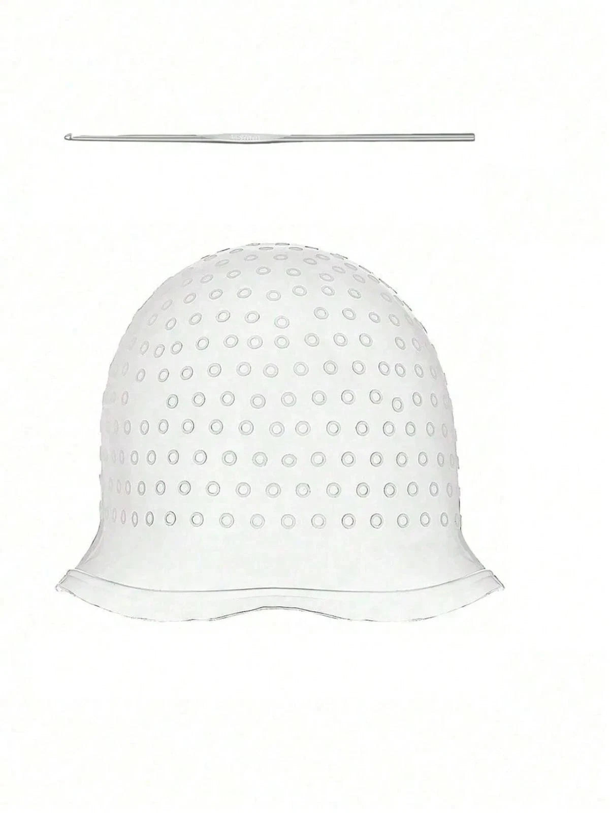 Magi Cap Reusable Hair Cap Coloring Highlighting Rubber Cap Streaking with Hook