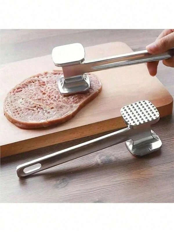 Stainless Steel Meat Mallet Tenderizer Steak, Beef, Chicken Hammer Kitchen Tool